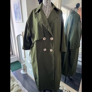 ASOS DESIGN Extreme Sleeve Trench Coat